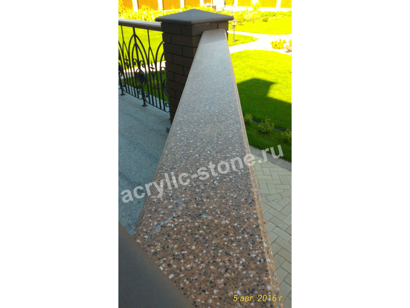 Перила для лестницы из камня Грандекс: фото