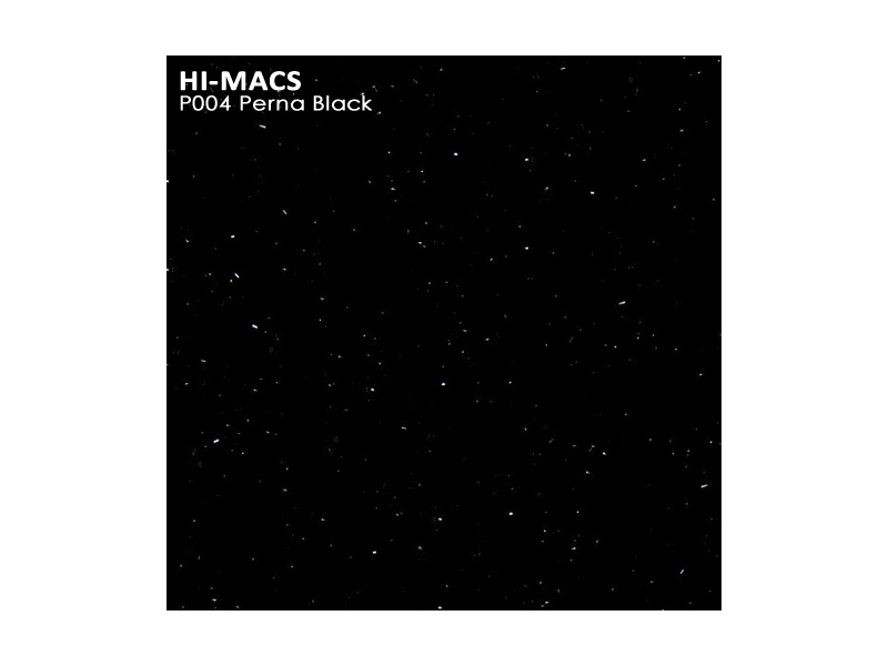 Искусственный камень LG Hi Macs P004 Perena Black: фото