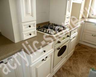 Фото Столешница для кухни в классическом стиле из акрилового камня LG HI-MACS