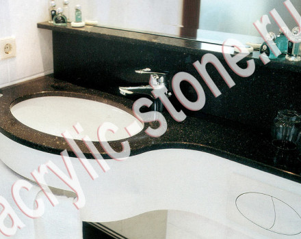 Столешница в ванную комнату из искусственного камня SAMSUNG STARON : фото