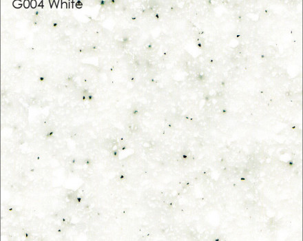 Искусственный камень LG Hi Macs G004 White Quartz: фото