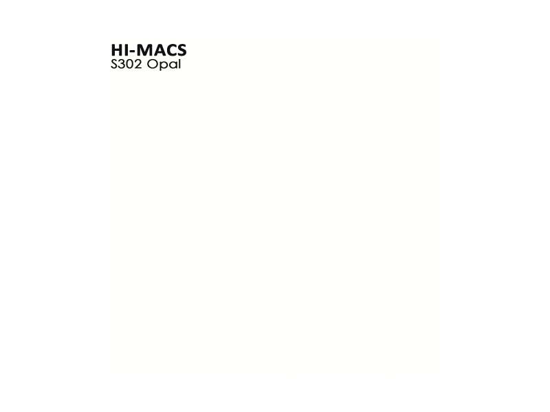 Искусственный камень LG Hi Macs S302 White Opal: фото