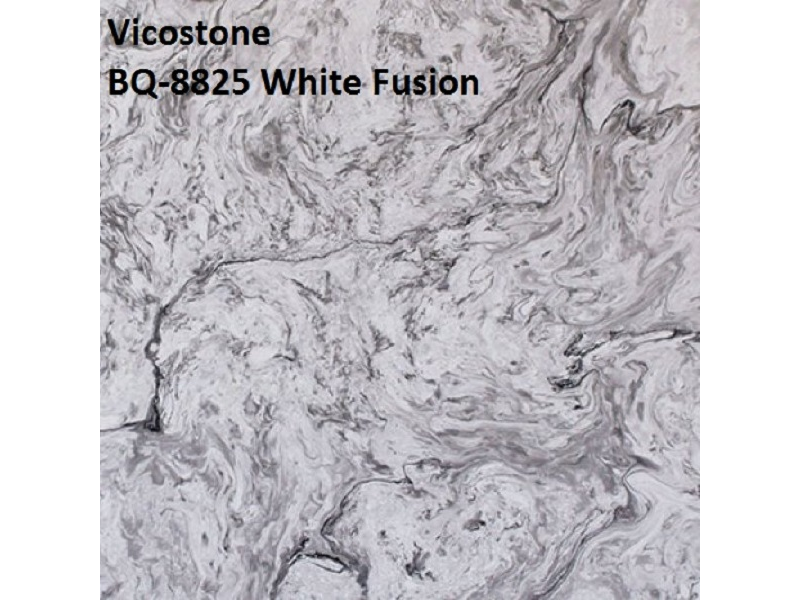 Кварцевый агломерат BQ8825 White Fusion: фото