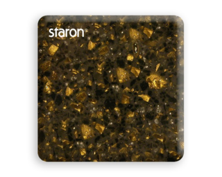 Фото Искусственный камень Samsung​ Staron fg 196 Gold Leaf