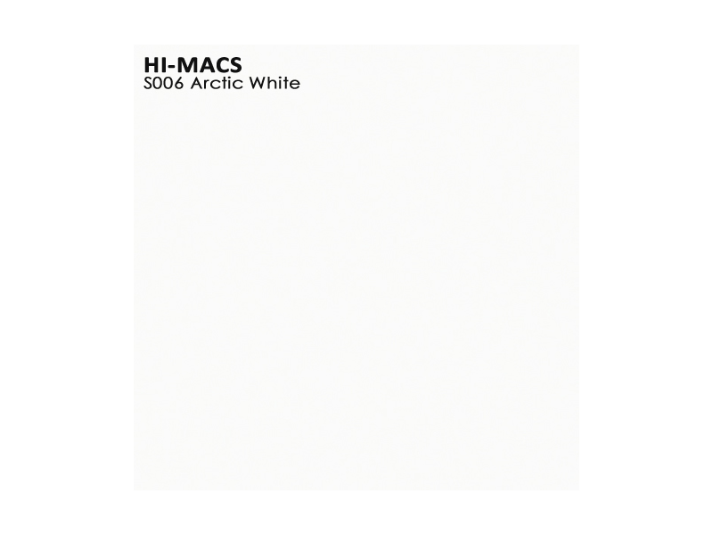Искусственный камень LG Hi Macs S006 Arctic White: фото