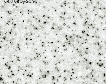 Искусственный камень LG Hi Macs G002 Gray Sand: фото